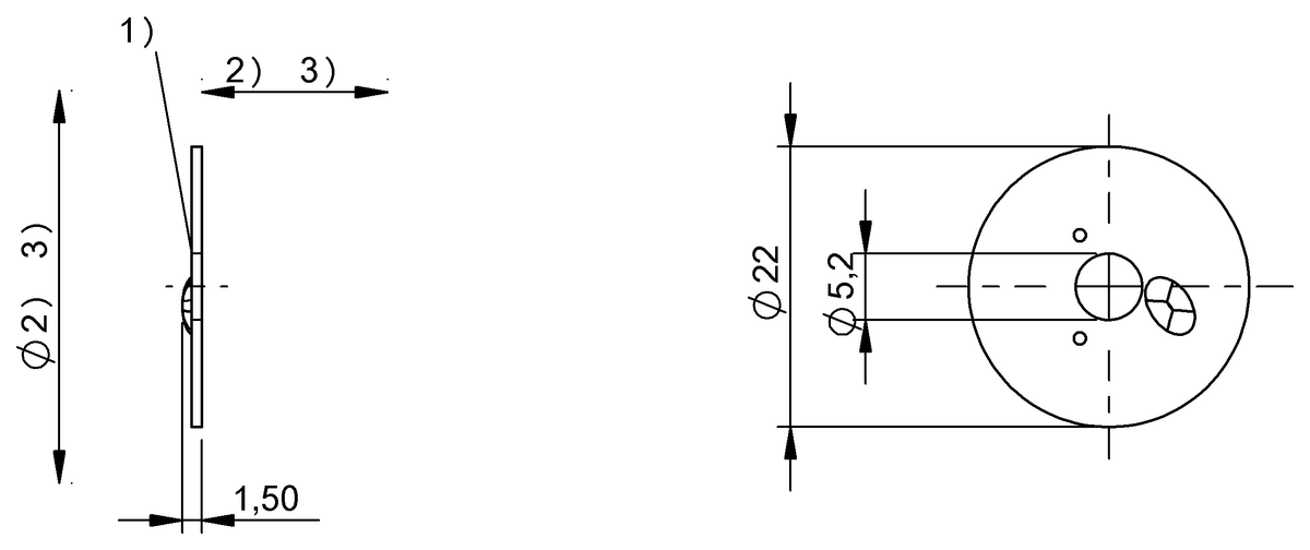 BIS00WU - BIS M-181-10/L (RFID HF etiketleri (13.56 MHz)) - Görsel 2