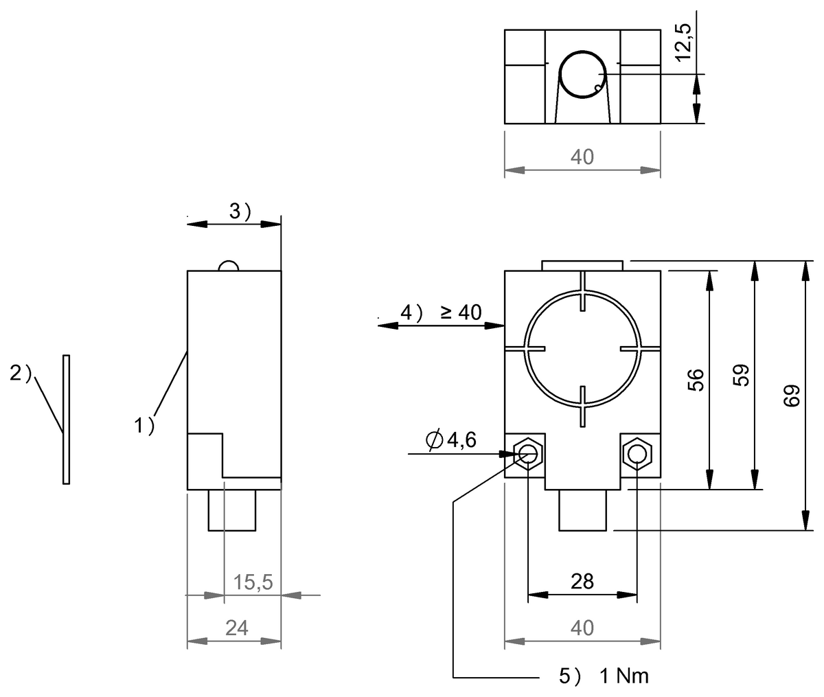 BIS00W1 - BIS M-410-067-001-04-S92 (RFID HF okuyucu (13.56 MHz)) - Görsel 2