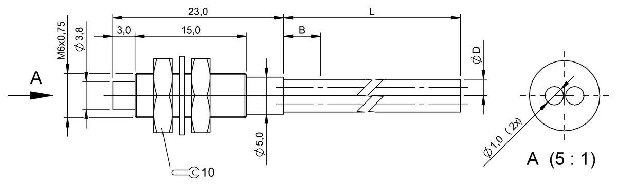BFO0063 - BFO D22-XAH-LB-EAK-20-02 (Fiber optik sensörler) - Görsel 2