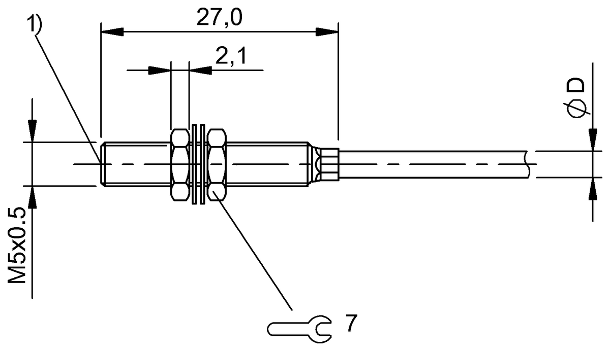 BES02J2 - BES M05ED-PSD05B-ES02-T01 (Yüksek sıcaklığa dayanıklı endüktif sensörler) - Görsel 2
