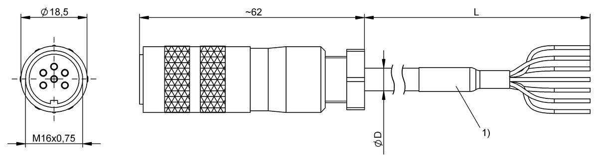 BCC0C5E - BKS-S135M-30 (Tek uçlu kablo setleri) - Görsel 2