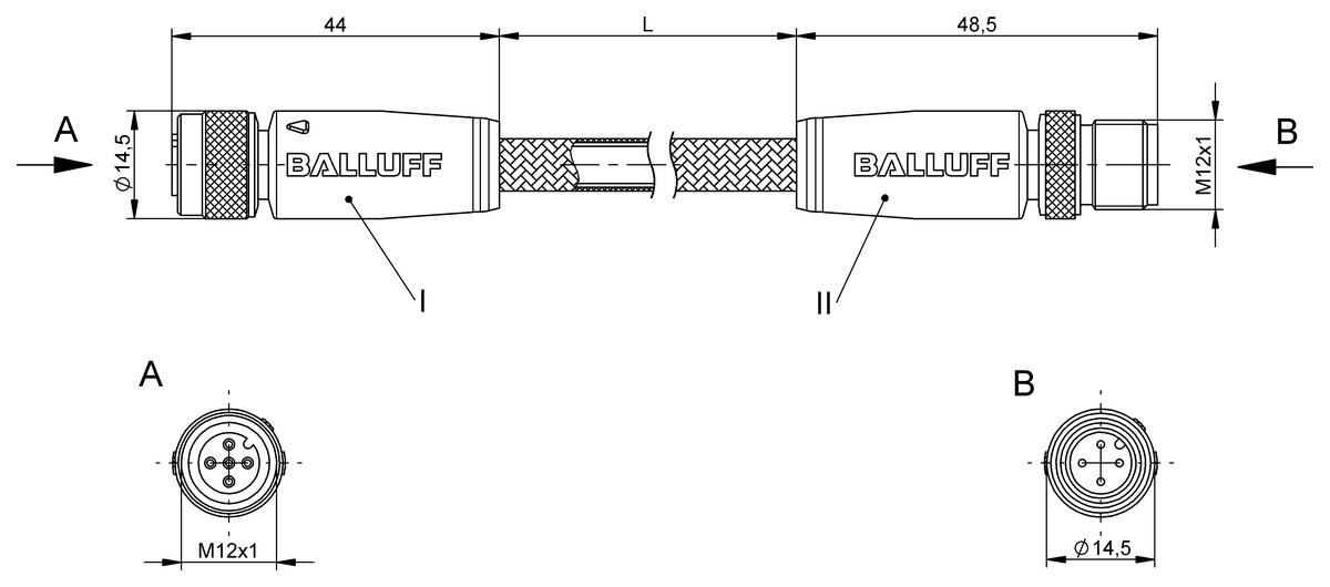 BCC0ELM - BCC W415-W414-3A-304-FW9434-003 (Çift uçlu kablo setleri) - Görsel 2