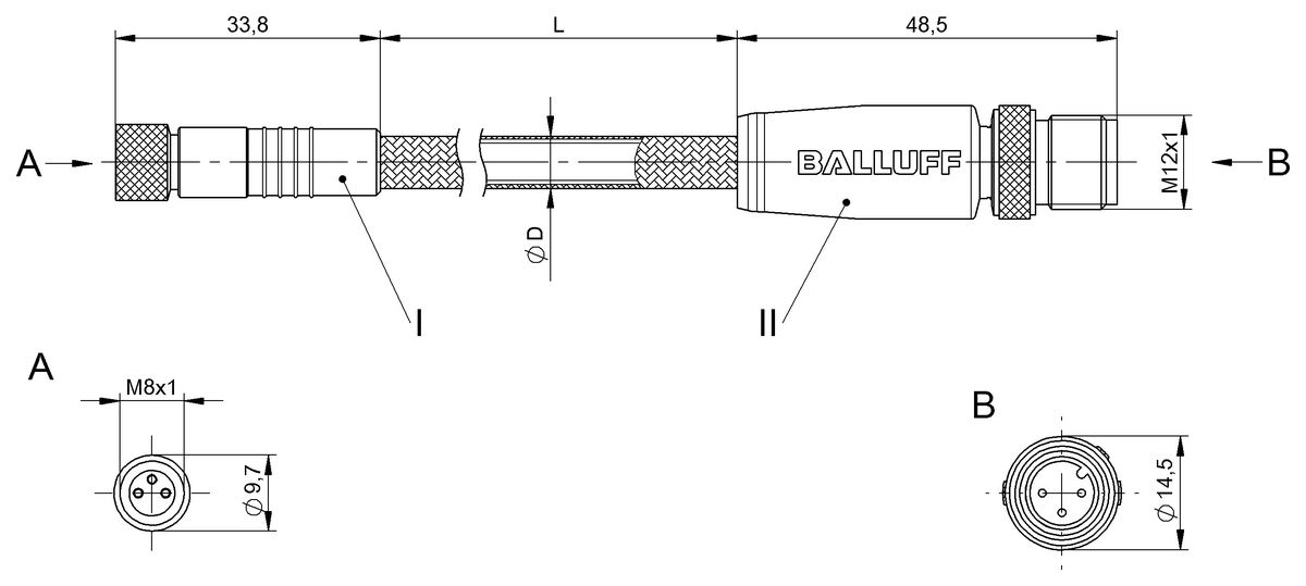 BCC0EJ2 - BCC W313-W413-3E-300-FW9334-006 (Çift uçlu kablo setleri) - Görsel 2