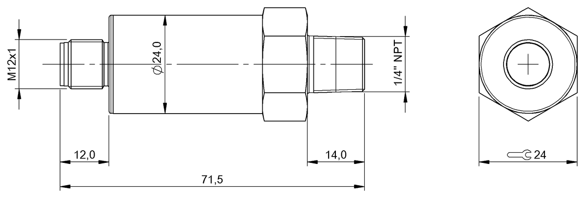 BSP00TP - BSP B010-FV004-D05S1A-S4 (Analog basınç sensörleri) - Görsel 2