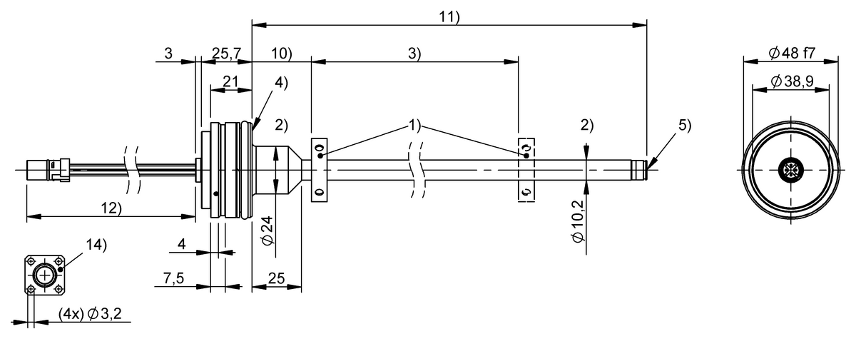 BTL47HP - BTL6-E500-M1530-E2-LA00,15-ZA0N (Manyetik çubuk tasarımlı manyetostriktif lineer konum sensörleri) - Görsel 2