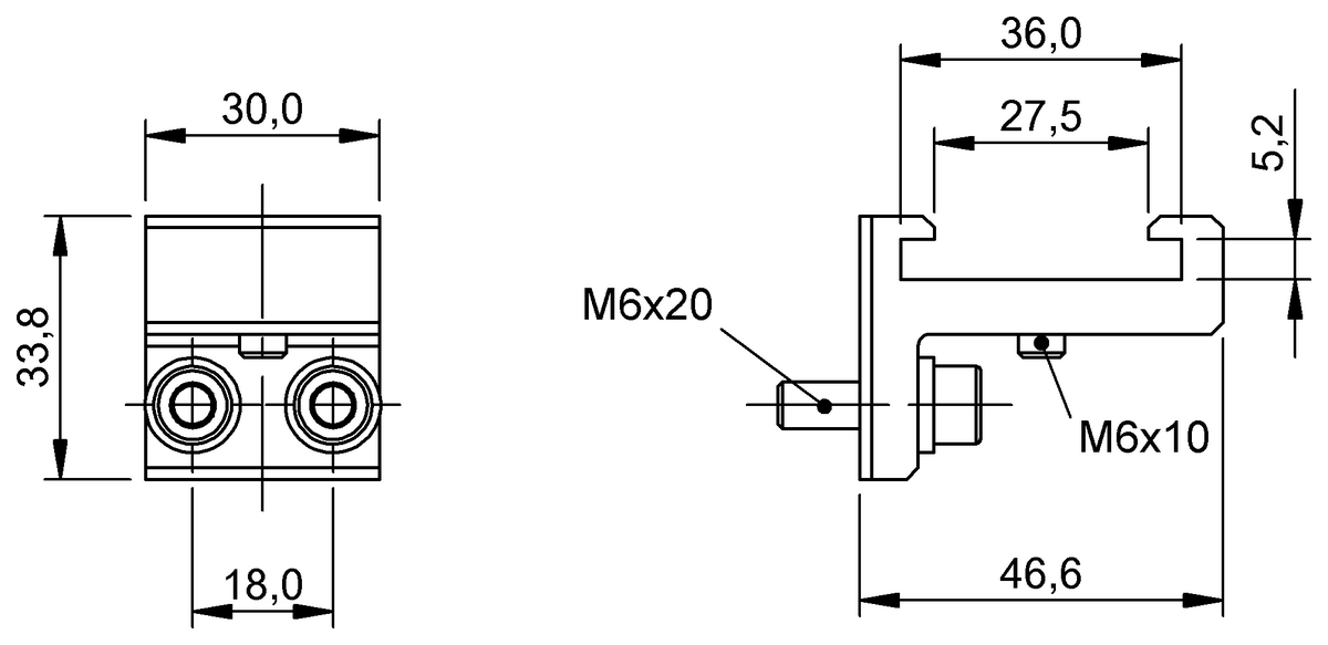 BAM01N0 - BAM MC-XA-013-B03-1 (RFID sistemleri için braketler) - Görsel 2