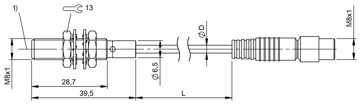 BOS024N - BOS 08E-X-LS20-00,2-S49 (Karşılıklı tip sensörler) - Görsel 2