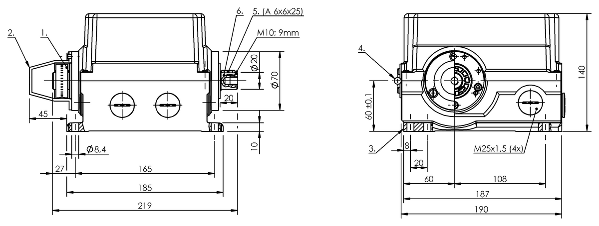 BSW0004 - BSW 819-492-06K3 (Standart döner kam sviçleri) - Görsel 2