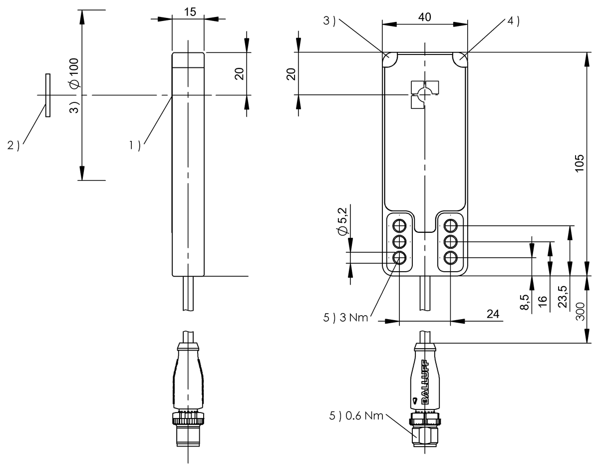 BIS01C2 - BIS M-408-072-001-07-S4 (RFID HF okuyucu (13.56 MHz)) - Görsel 2