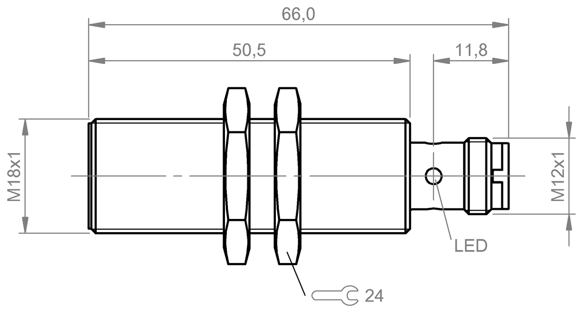 BES0077 - BES M18MI-NOC80B-S04G (Endüktif yakınlık anahtarları) - Görsel 2