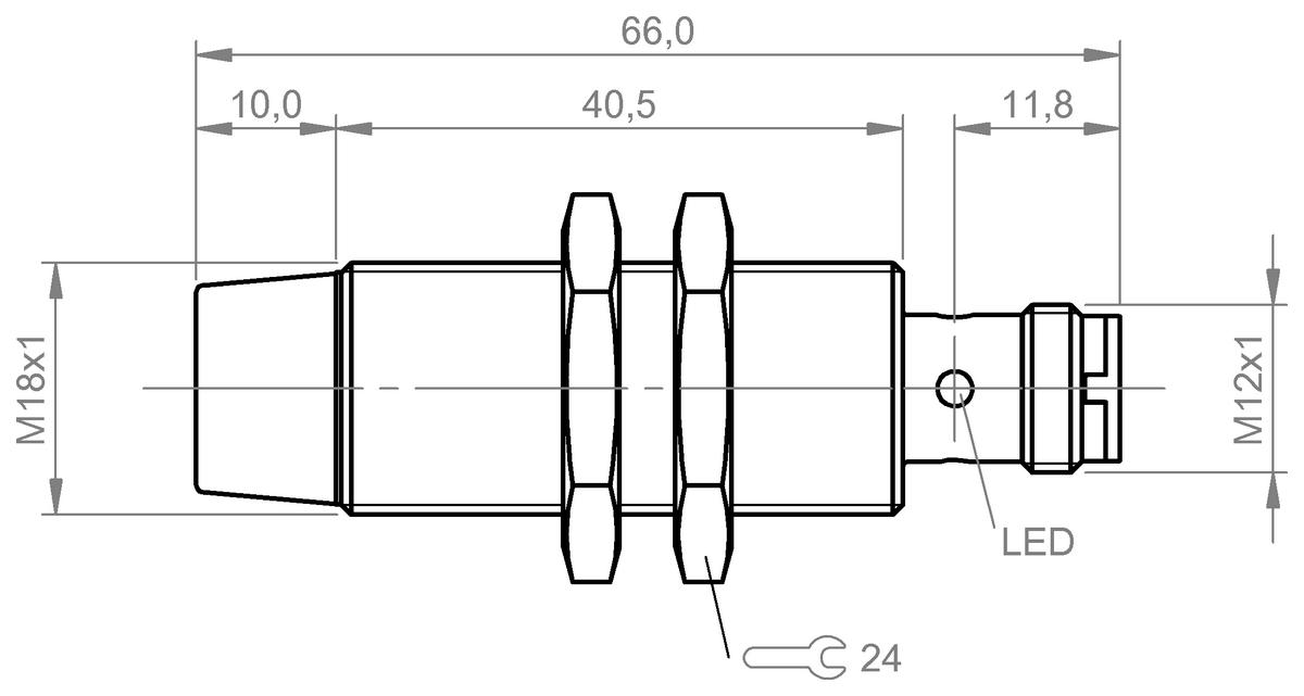 BES044J - BES M18MG-NSC16F-S04G (Endüktif yakınlık anahtarları) - Görsel 2