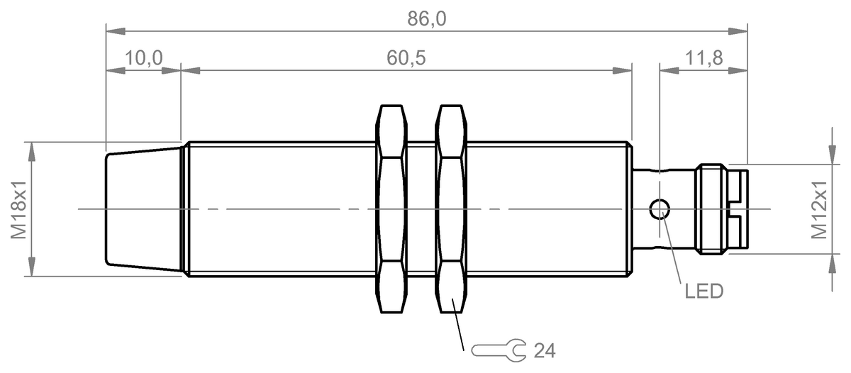 BES058T - BES M18MN-PSH16F-S04G (Endüktif yakınlık anahtarları) - Görsel 2
