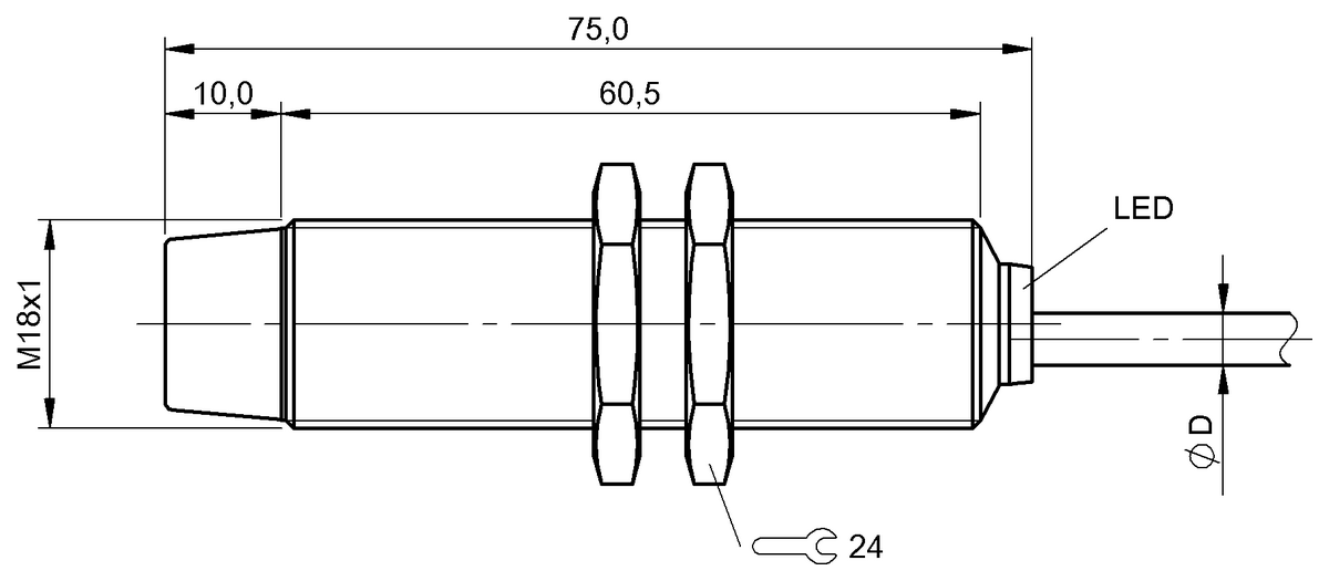 BES05EE - BES M18MN-PSC80F-BV05 (Endüktif yakınlık anahtarları) - Görsel 2