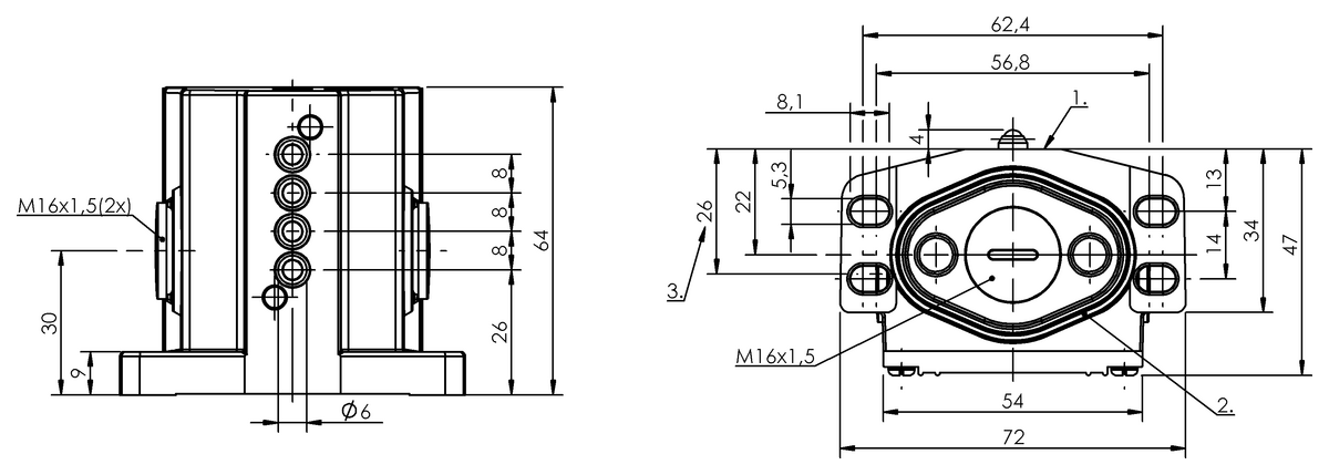 BNS01WM - BNS 819-B04-K08-46-10 (Mekanik çok konumlu limit sviçler) - Görsel 2