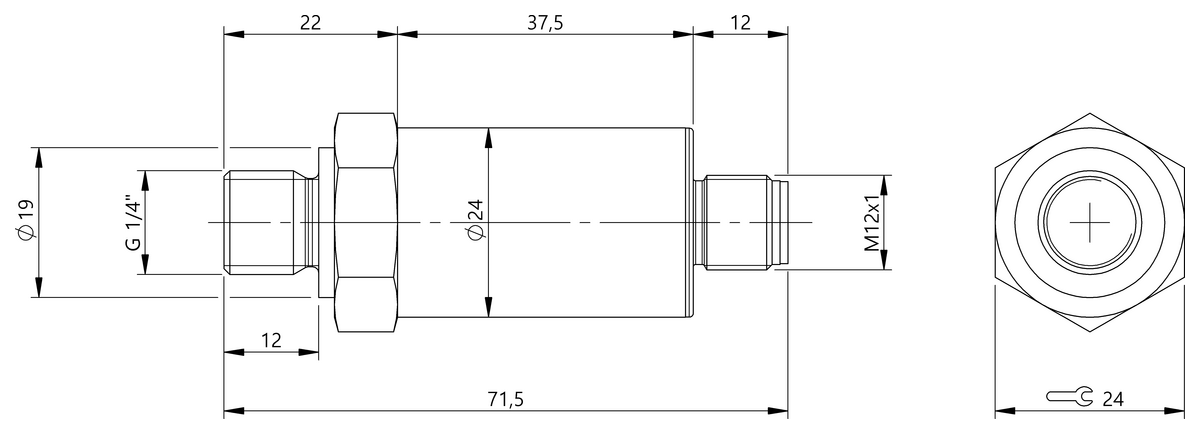 BSP00LA - BSP B010-DV004-A06A1A-S4-004 (Analog basınç sensörleri) - Görsel 2