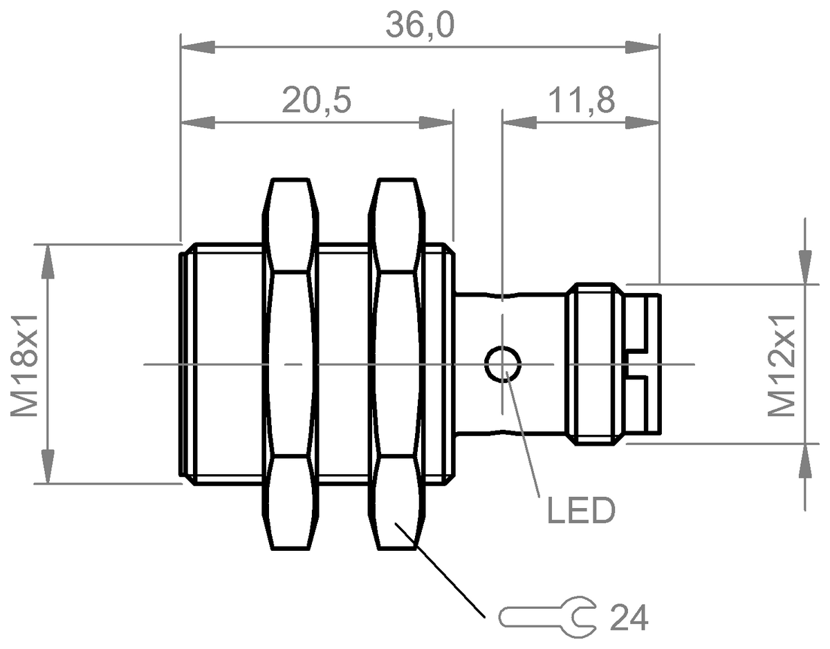 BES04T0 - BES M18MC-PSC80B-S04G (Endüktif yakınlık anahtarları) - Görsel 2