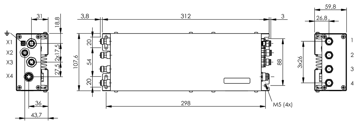 BIS018N - BIS U-6026-034-124-06-ST35 (RFID UHF değerlendirme birimleri (860...930 MHz)) - Görsel 2