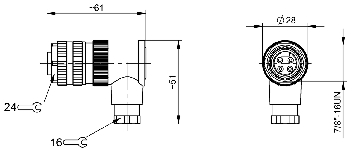 BCC0FK7 - BCC A344-0000-10-000-51X4A5-000 (Kablo montaj konnektörleri) - Görsel 2