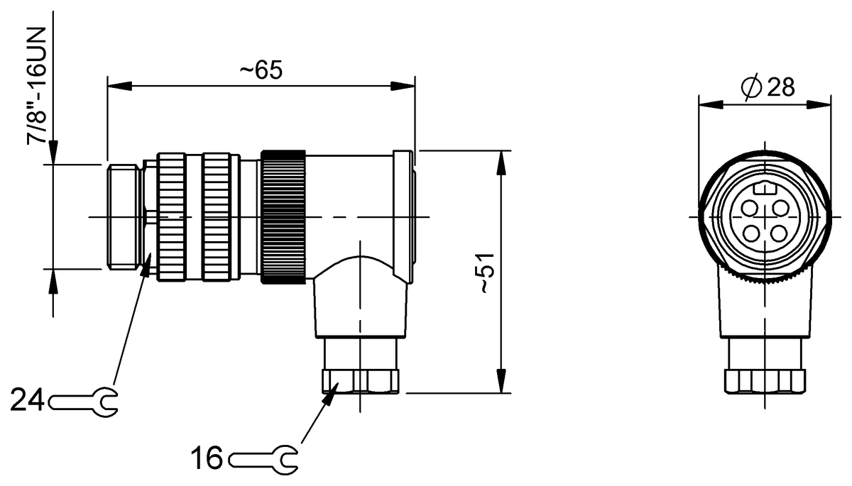 BCC0FKA - BCC A344-0000-20-000-51X4A5-000 (Kablo montaj konnektörleri) - Görsel 2