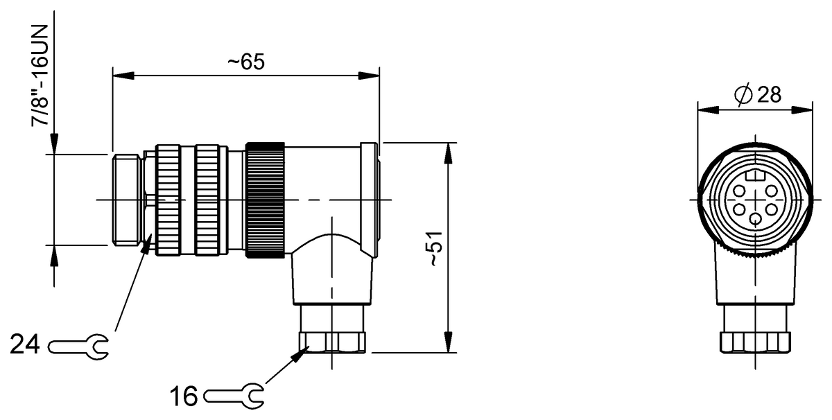 BCC0FK4 - BCC A345-0000-20-000-51X5A5-000 (Kablo montaj konnektörleri) - Görsel 2
