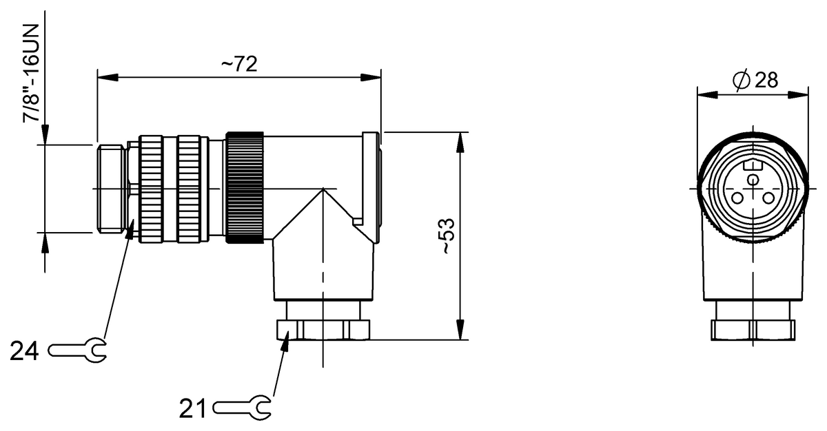 BCC0FKK - BCC A343-0000-20-000-71X3A5-000 (Kablo montaj konnektörleri) - Görsel 2