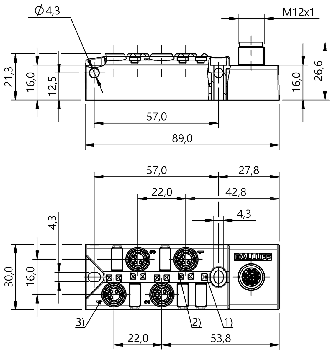 BPI00A8 - BPI 4M303N-5K-B0-SM4CT (Bağlantı blokları) - Görsel 2
