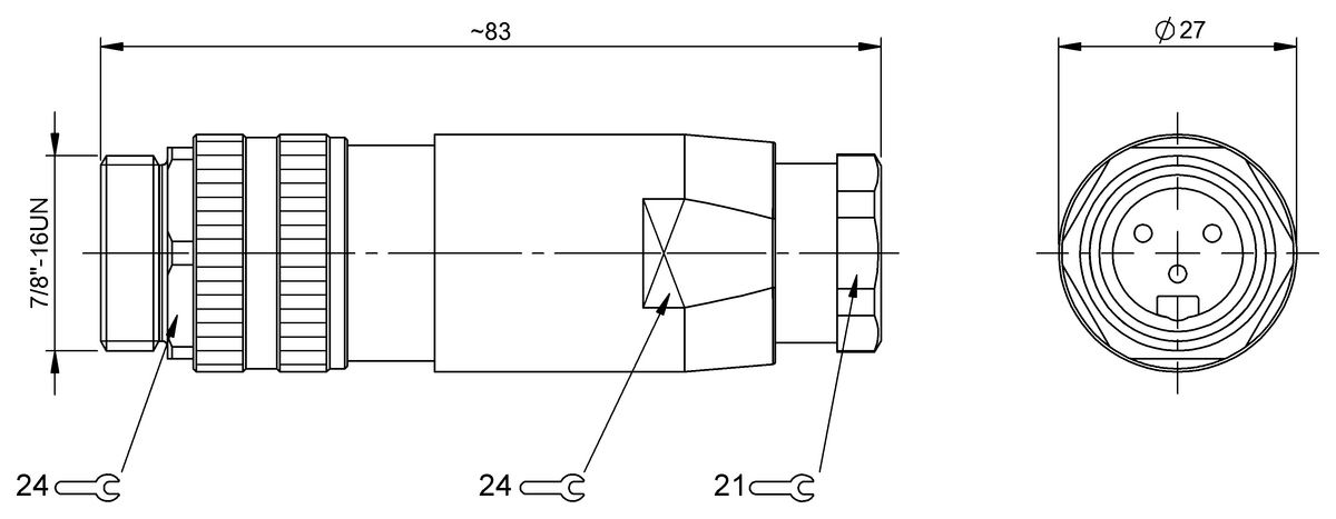 BCC0ATE - BCC A333-0000-20-000-71X3A5-000 (Kablo montaj konnektörleri) - Görsel 2