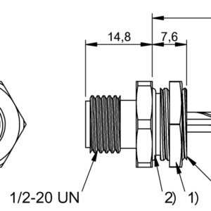 BCC0H07 - BCC A253-0000-20-RM121-003 (Flanş konnektörleri)