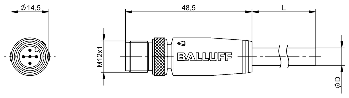 BCC0P5W - BCC M415-0000-2A-034-PW0534-015 (Tek uçlu kablo setleri) - Görsel 2