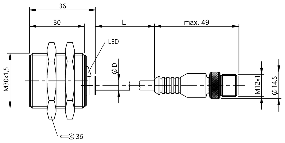 BES04ZC - BES M30MD-PSC15B-BP00,3-GS04-003 (Endüktif yakınlık anahtarları)