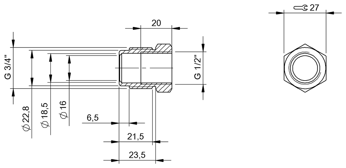BAM0292 - BAM AD-CS-013-1G2/3G4-5 (Adaptör) - Görsel 2