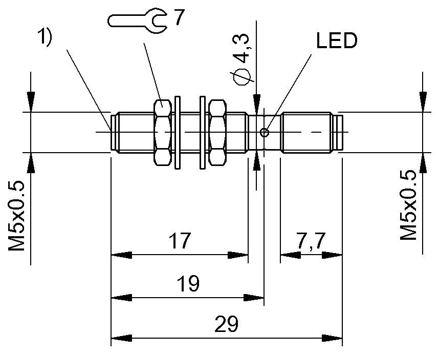 BES050C - BES M05EB1-PSC15B-S26G (Endüktif yakınlık anahtarları) - Görsel 2