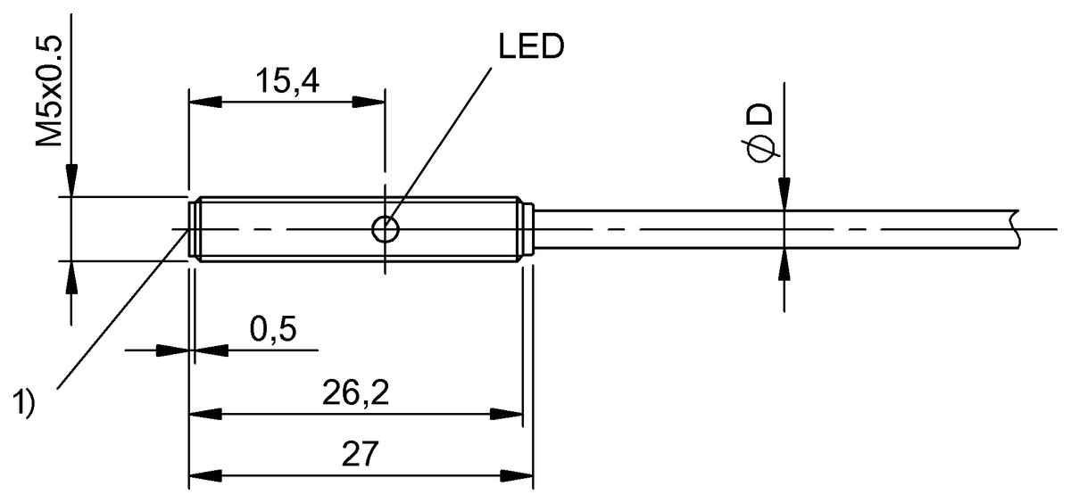 BES051J - BES M05ED-PSC10B-EP00,2-097 (Endüktif yakınlık anahtarları) - Görsel 2