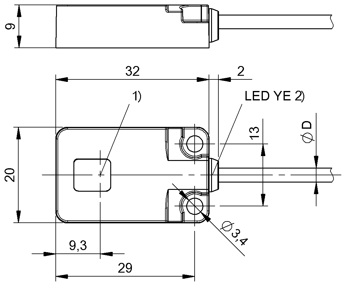 BOS0227 - BOS R01E-PO-KE20-02 (Karşılıklı tip sensörler) - Görsel 2