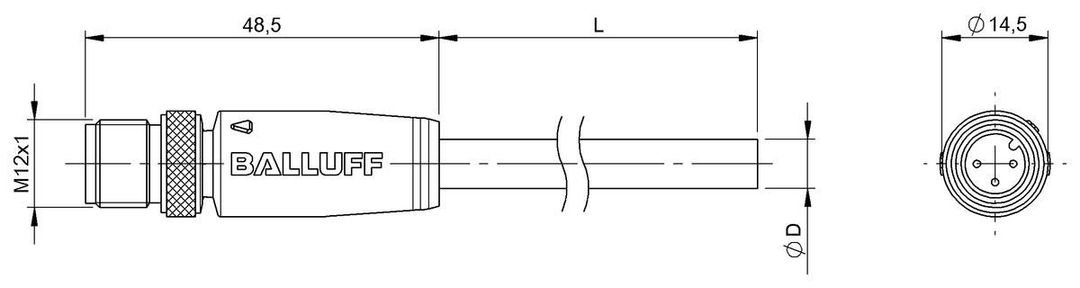 BCC02ZL - BCC M413-0000-2A-036-PS0334-050 (Tek uçlu kablo setleri) - Görsel 2