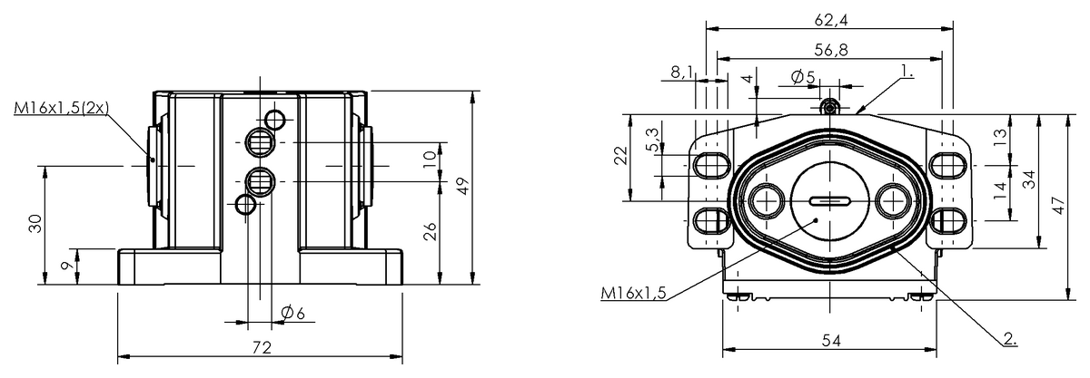 BNS01RL - BNS 819-B02-R10-46-11 (Mekanik çok konumlu limit sviçler) - Görsel 2