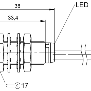 BES0503 - BES M12EF-PSC40B-BV02 (Endüktif yakınlık anahtarları)