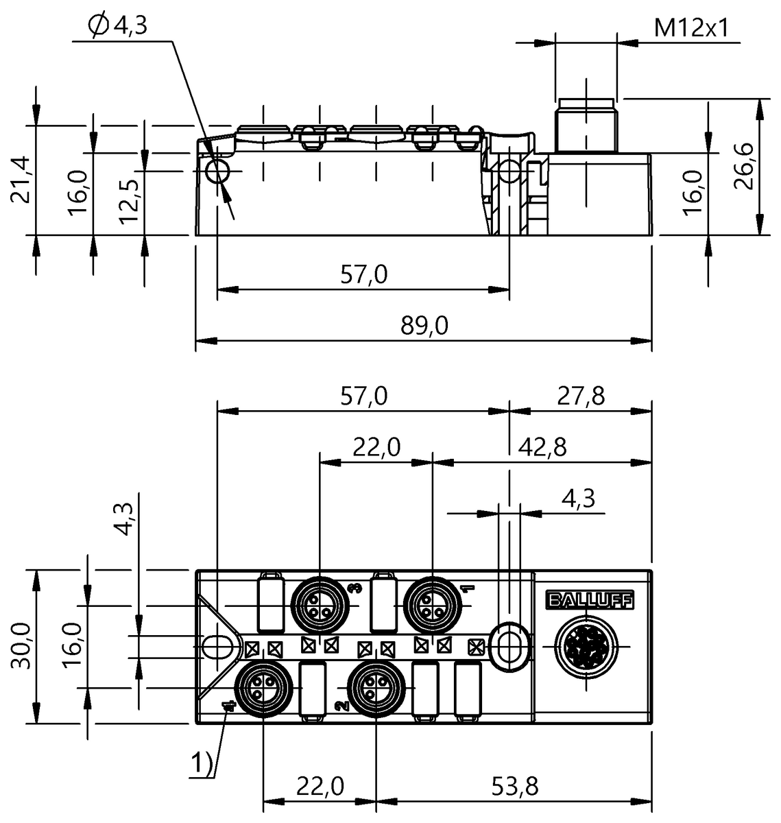 BPI00HC - BPI 4M3030-5K-B0-SM4CT (Bağlantı blokları) - Görsel 2