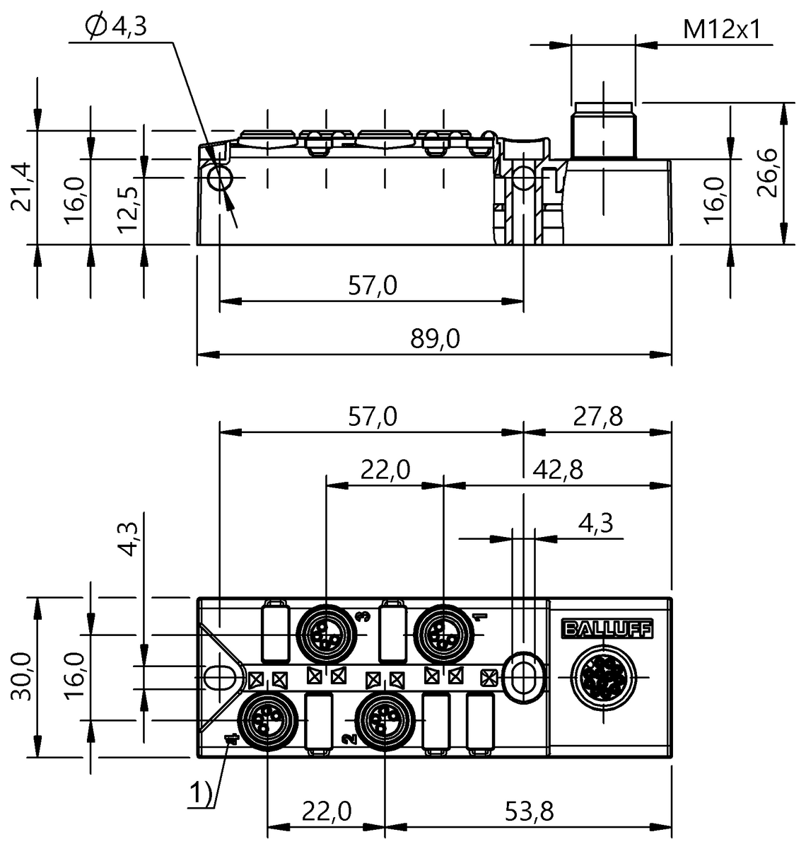 BPI00HE - BPI 4M3040-5K-B0-SM4CT (Bağlantı blokları) - Görsel 2