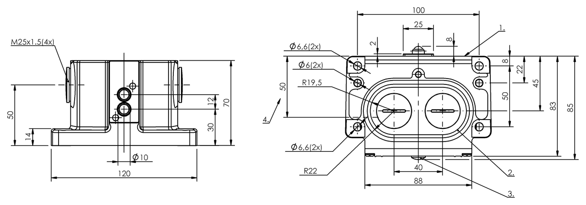 BNS00AY - BNS 819-D02-K12-100-10-FD (Mekanik çok konumlu limit sviçler) - Görsel 2
