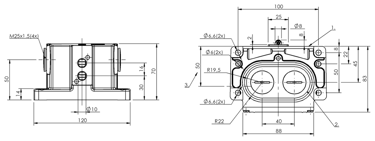 BNS00C7 - BNS 819-D02-L16-100-10 (Mekanik çok konumlu limit sviçler) - Görsel 2
