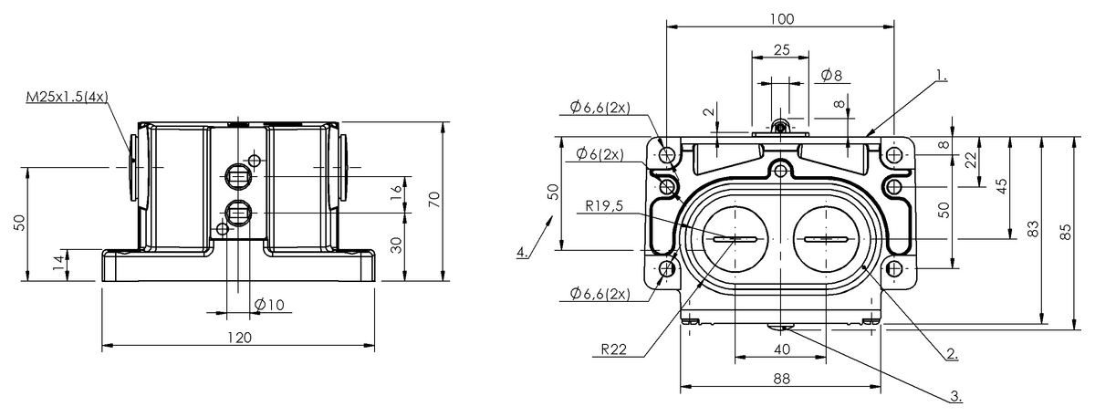 BNS00CN - BNS 819-D02-R16-100-10-FD (Mekanik çok konumlu limit sviçler) - Görsel 2