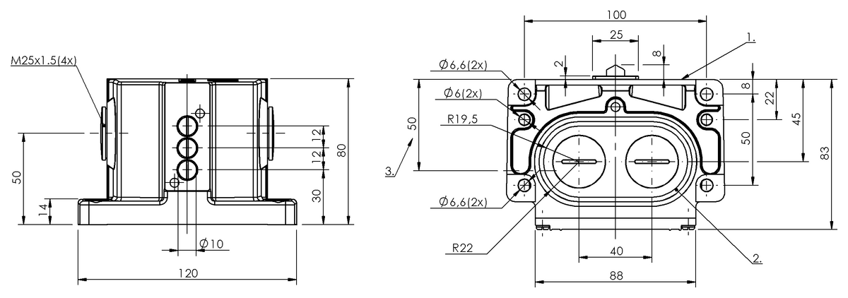 BNS00CT - BNS 819-D03-D12-100-10 (Mekanik çok konumlu limit sviçler) - Görsel 2