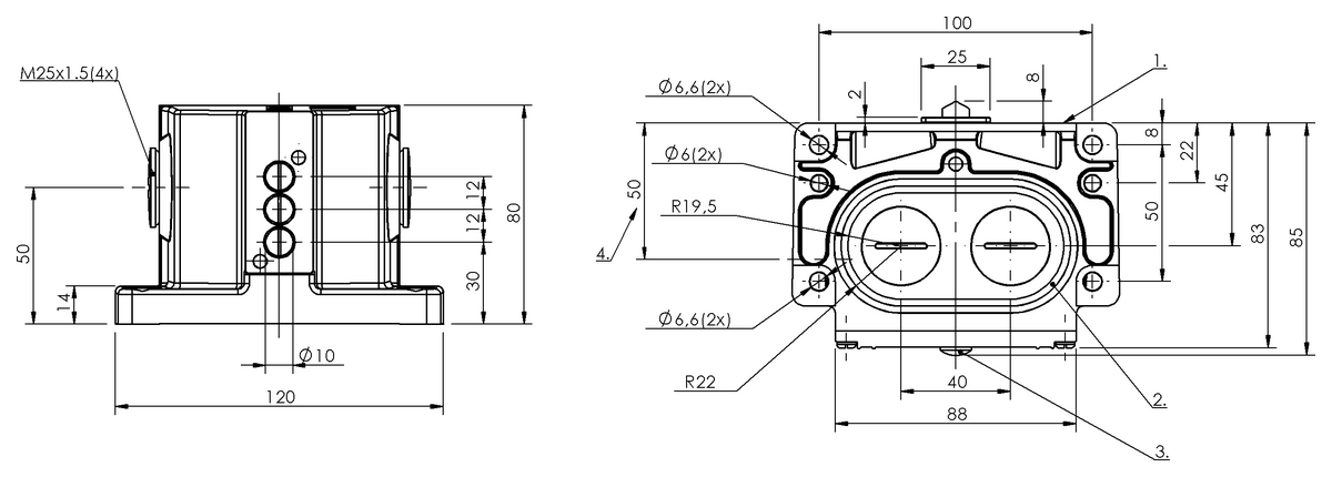 BNS00CU - BNS 819-D03-D12-100-10-FD (Mekanik çok konumlu limit sviçler) - Görsel 2
