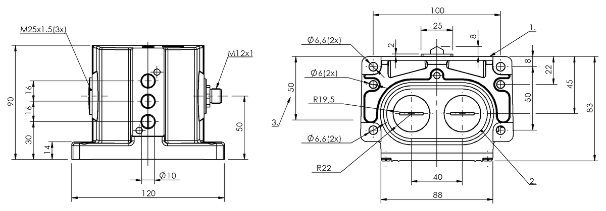BNS00E5 - BNS 819-D03-D16-100-10-S80R (Mekanik çok konumlu limit sviçler) - Görsel 2