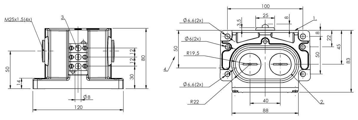 BNS00E7 - BNS 819-D03-E12-100-10 (Mekanik çok konumlu limit sviçler) - Görsel 2