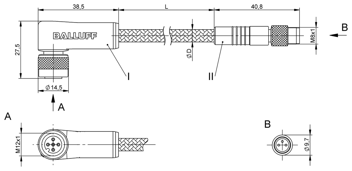 BCC0H8F - BCC W425-W313-3F-300-MW8334-015 (Çift uçlu kablo setleri) - Görsel 2