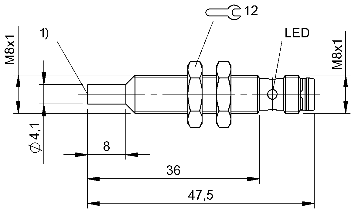 BES051N - BES Z10E-PSC08B-S49G-R05 (Yüksek basınca dayanıklı endüktif sensörler) - Görsel 2