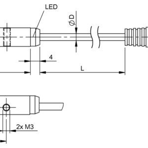 BES051T - BES Q08ZE-PSC20B-BP00,3-GS49 (Endüktif yakınlık anahtarları)