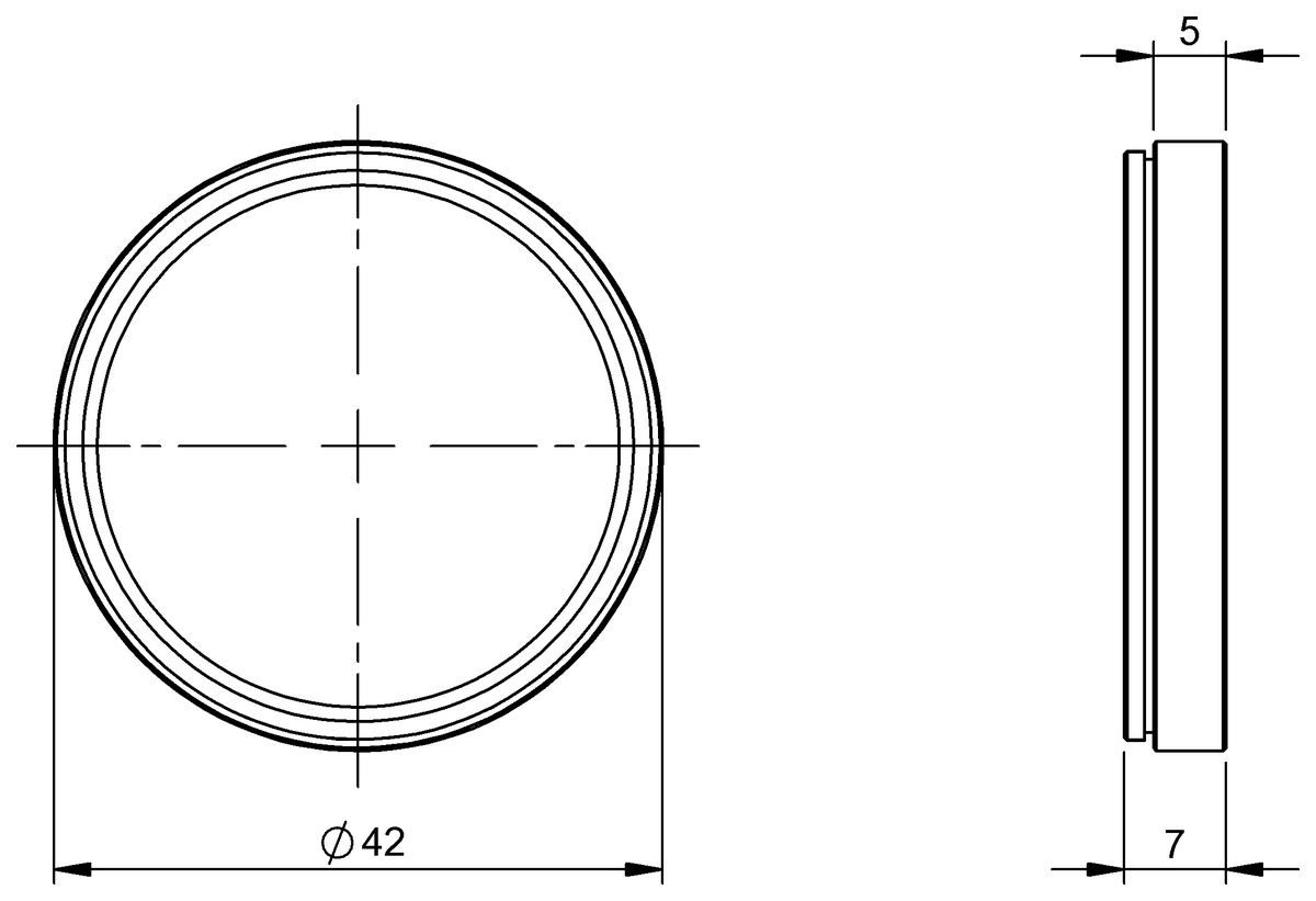 BAM02H1 - BAM OF-VS-002-UV-40 (Optik: Açıklıklar, mercekler, saptırıcılar) - Görsel 2